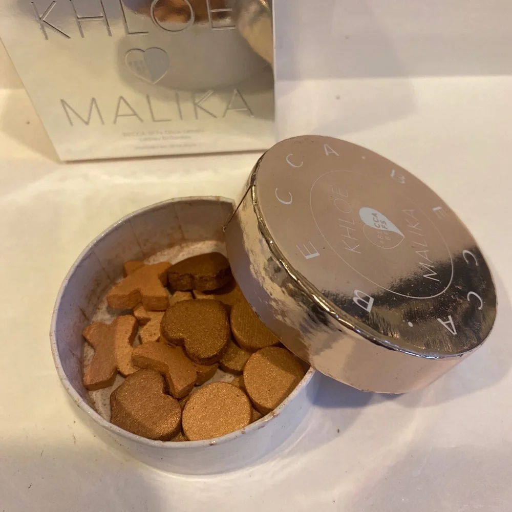 BECCA x Khloe Kardashian & Malika Haqq Glow Letters $32 Limited Edition NIB